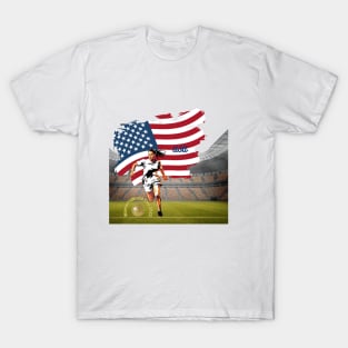 Unisex t-shirt, Women's World Cup t-shirts, USA soccer t-shirts, football t-shirts, women’s sport, empowerment, supporting female athletes T-Shirt